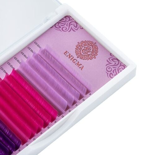 رموش ملونة Enigma (مزيج) “Sweet blossom” 15 صفوف
