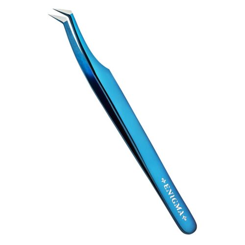 פינצטת L NEW ENIGMA מושחזת ידנית Extra Sharp