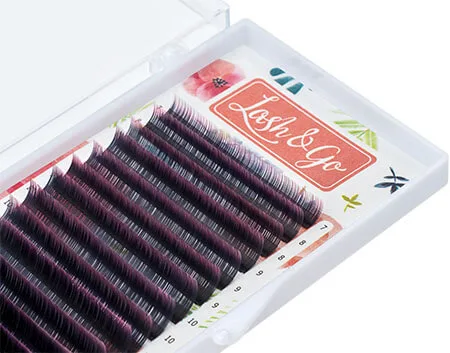 Ombre lashes Lash&Go (mix) 16 rows