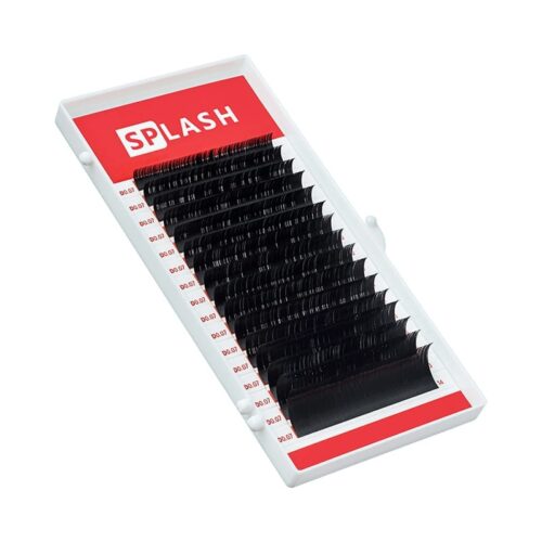Black eyelashes SPLASH (mix) 16 lines