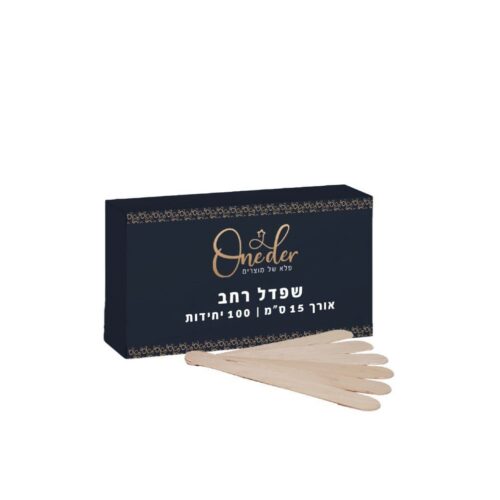 Oneder Wide Wooden Spatulas Pack 100 pcs