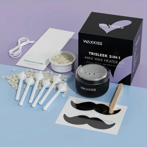 Mini wax melter for eyebrow and face depilation