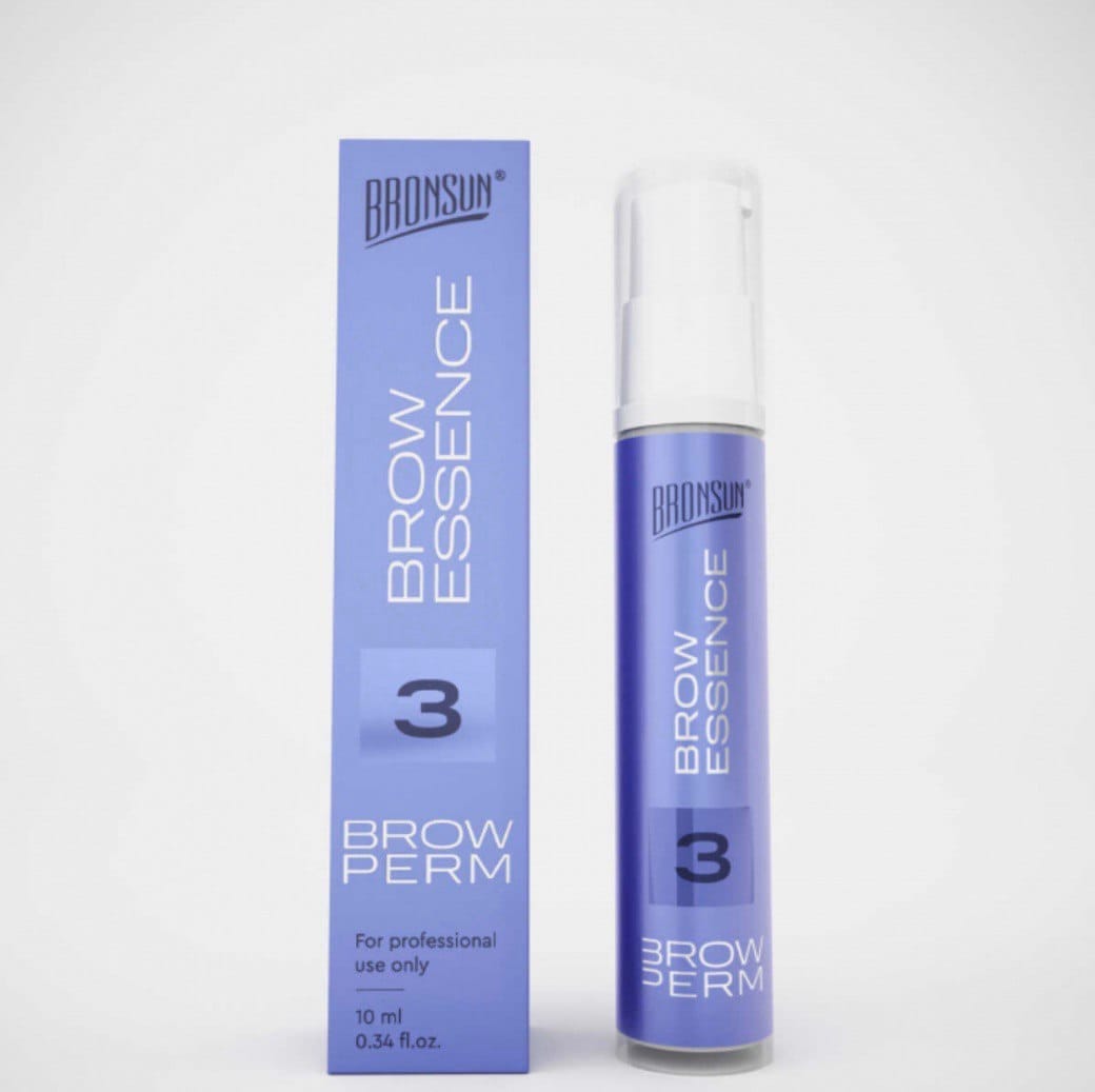 חומר מספר 3 להרמת גבות BRONSUN BROW ESSENCE 10ml להזנה וקיבוע סופי