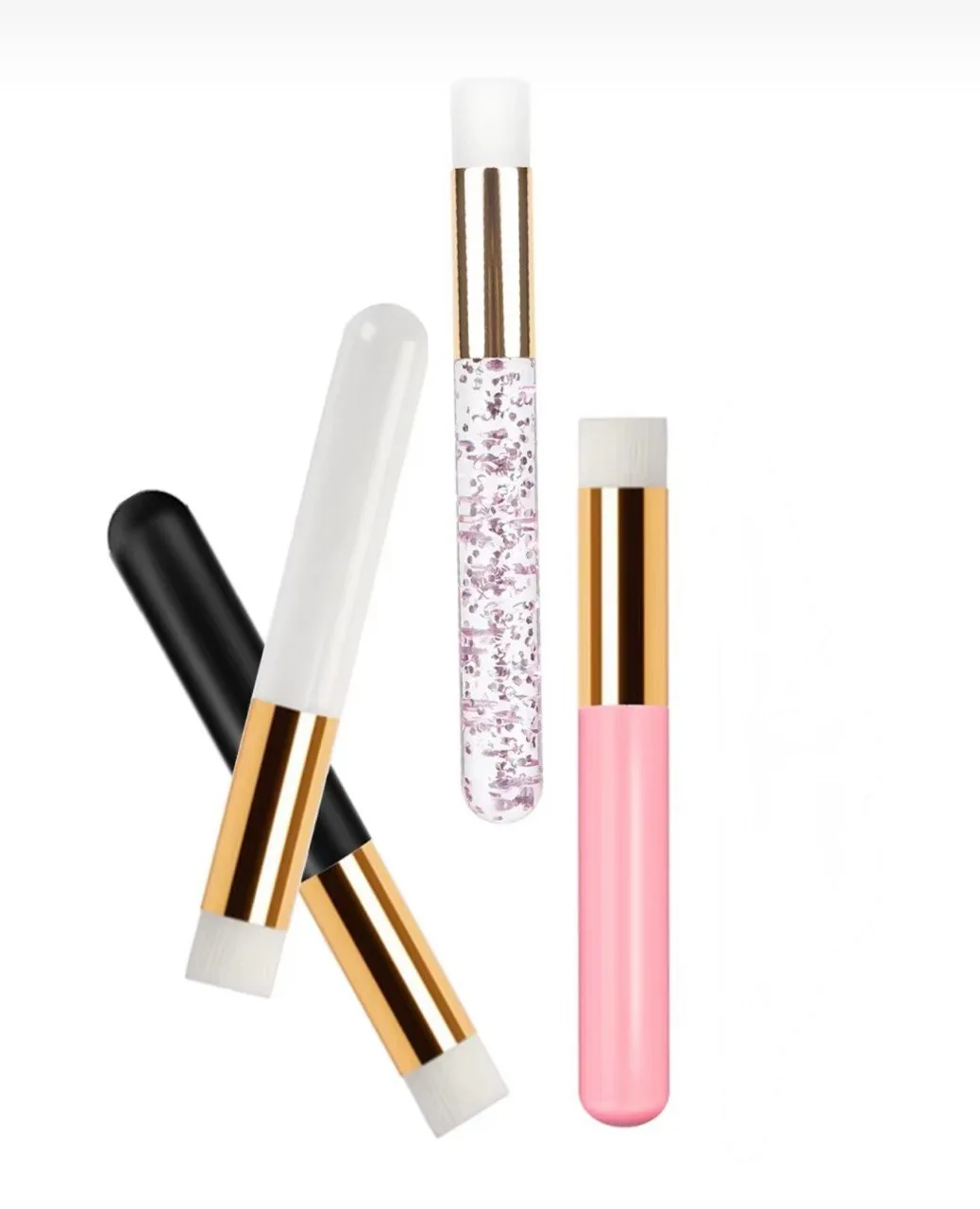 Eyelash and eyebrow cleansing brush