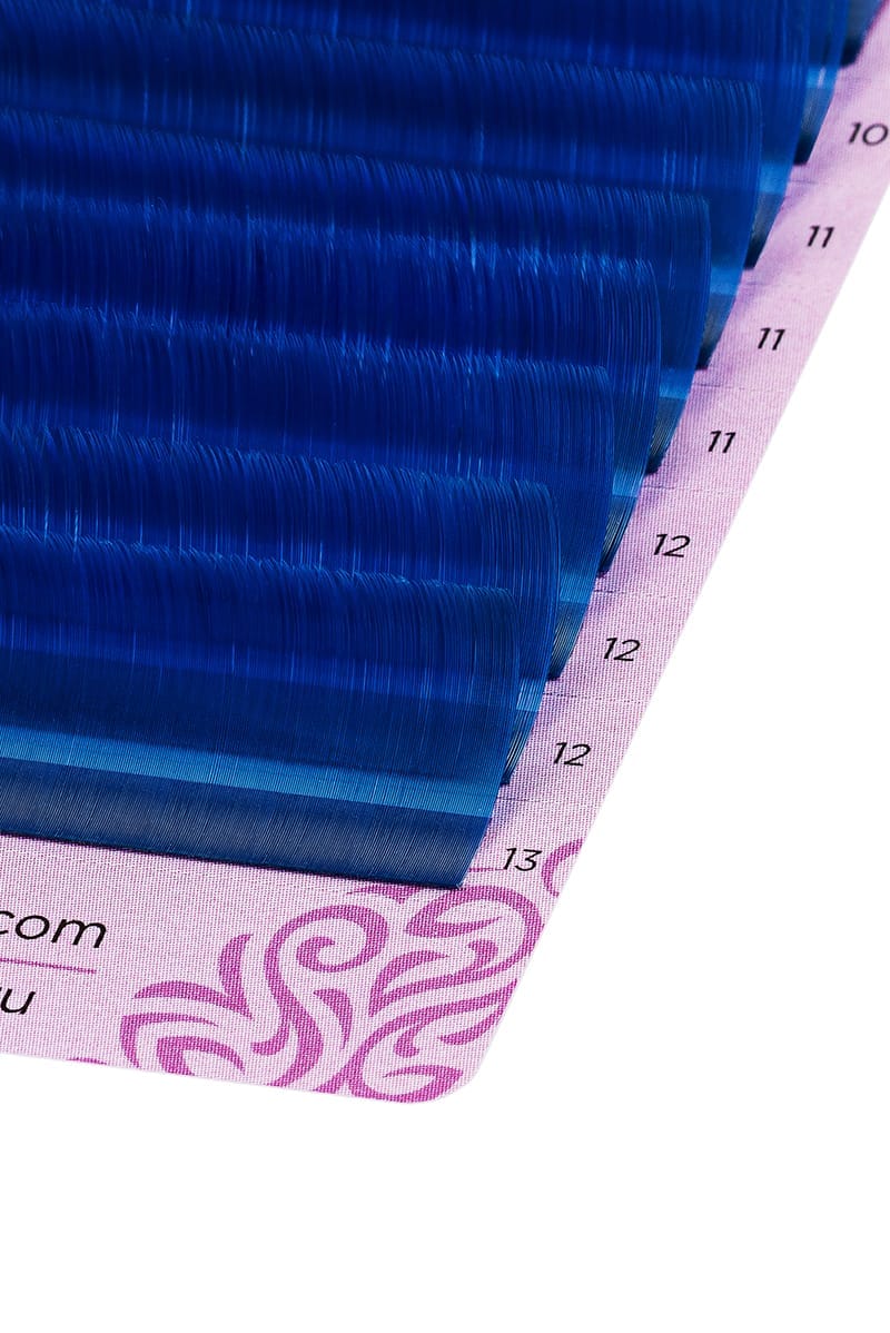 ריסים צבעוניים ENIGMA "Blue" (מיקס) 6 שורות – תמונה 3