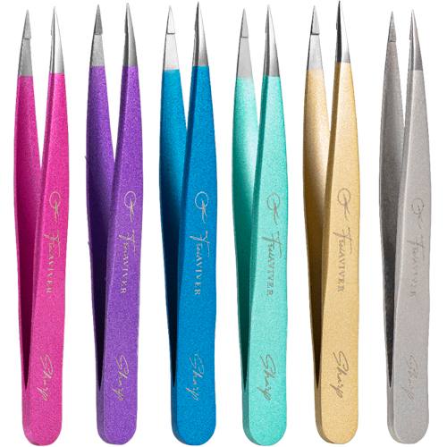 Precise eyebrow tweezers FreiAVIVER (hand-sharpened)