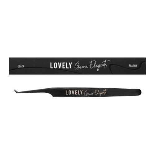 Eyelash extension tweezers Lovely NanoFiber, type L, 5 mm