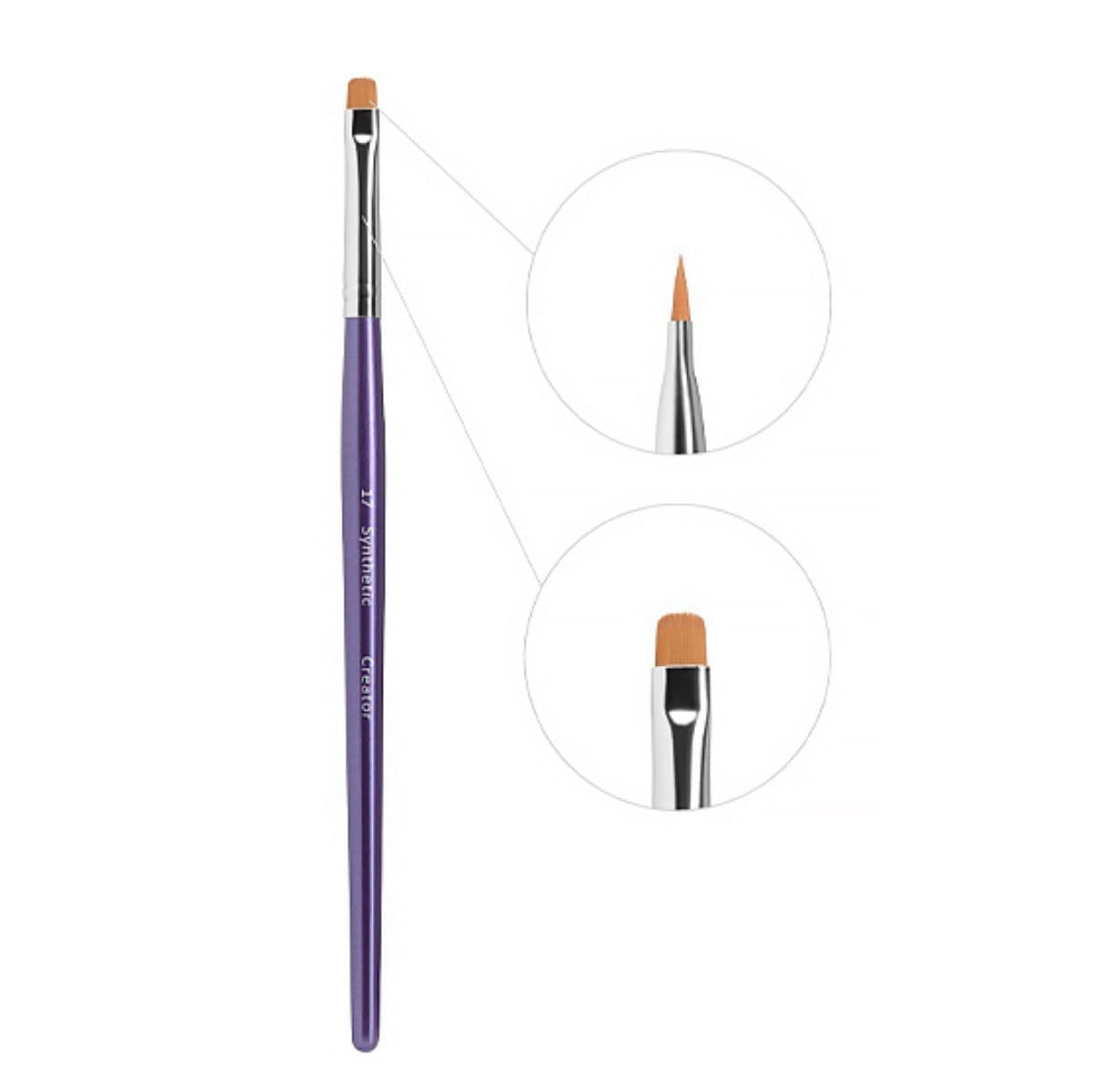 Synthetic Lash & Brow Shaping Brush (Creator) №17