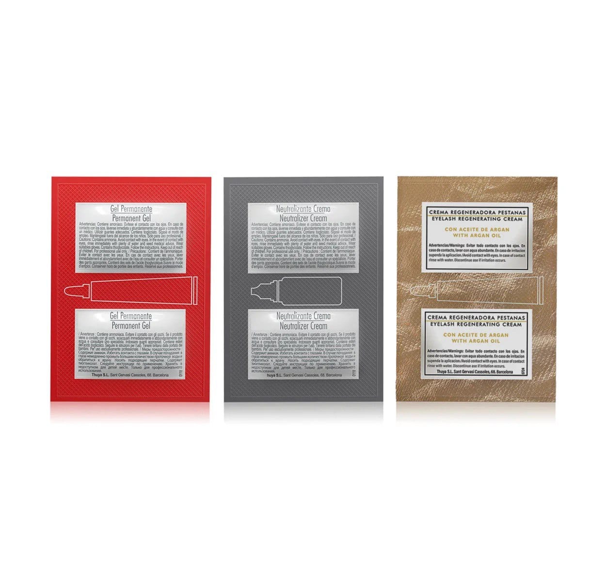 Thuya Sachet Mini Set שלב 1+2+3 להרמת ריסים וגבות - Image 5