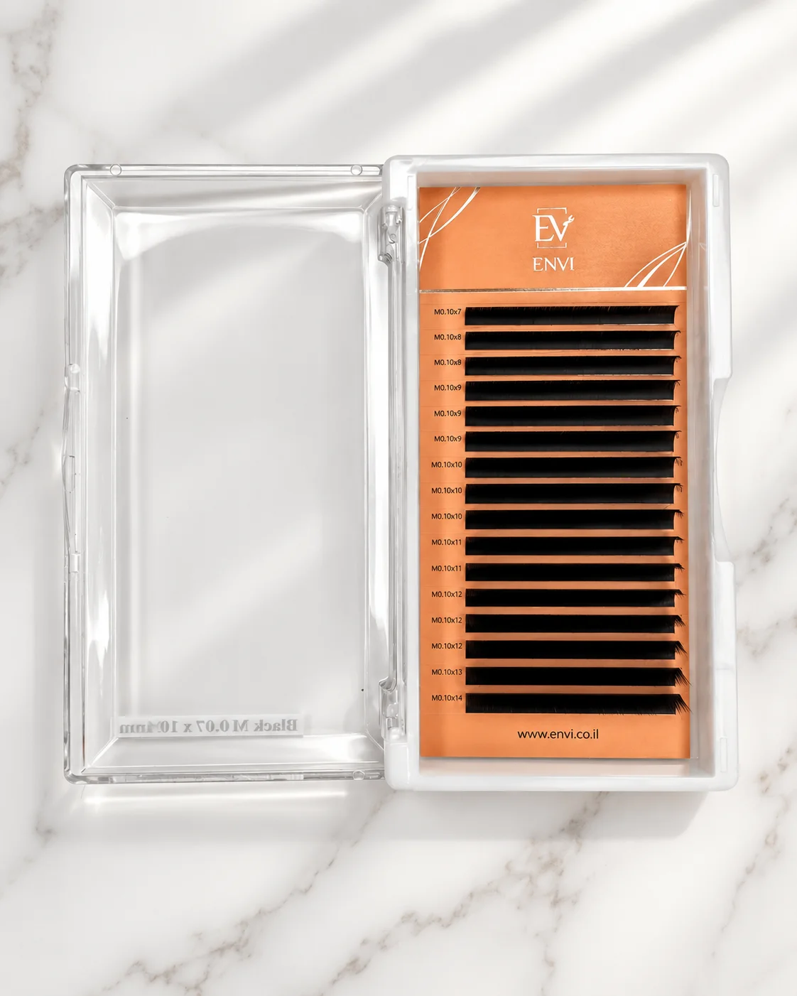 ריסים שחורים Envi (16 שורות) – product image 3