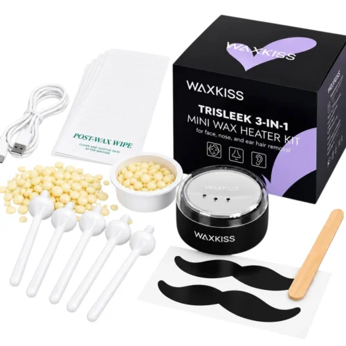 Mini wax melter for eyebrow and face depilation