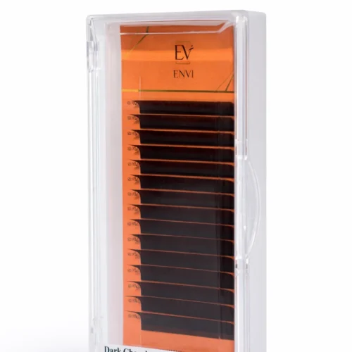 Brown eyelashes Envi (16 lines) MIX Dark Chocolate