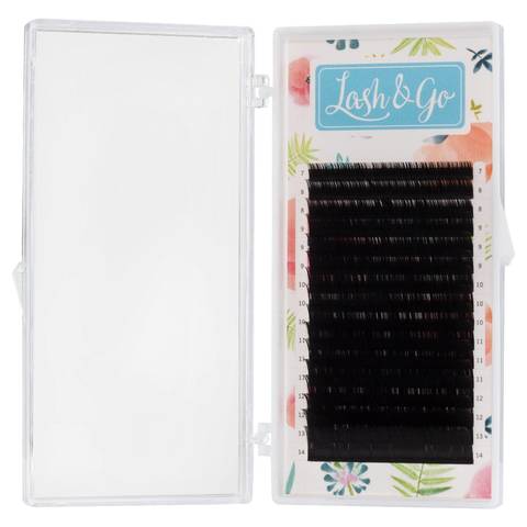 ריסים שחורים Lash&Go (16 שורות)