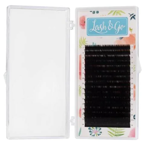 رموش سوداء Lash&Go (16 صفًا)