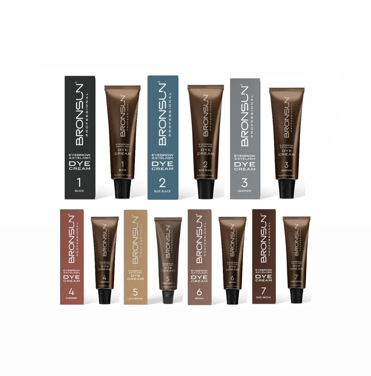 Bronsun Cream-dye for eyebrows and eyelashes 15ml Bronsun Cream-dye for eyebrows and eyelashes 15ml