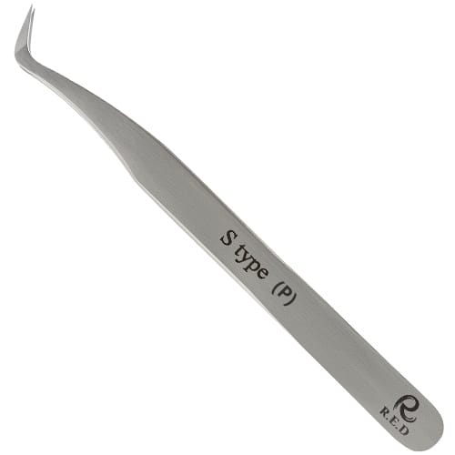 RED Laser Coated Tweezers S type (P)