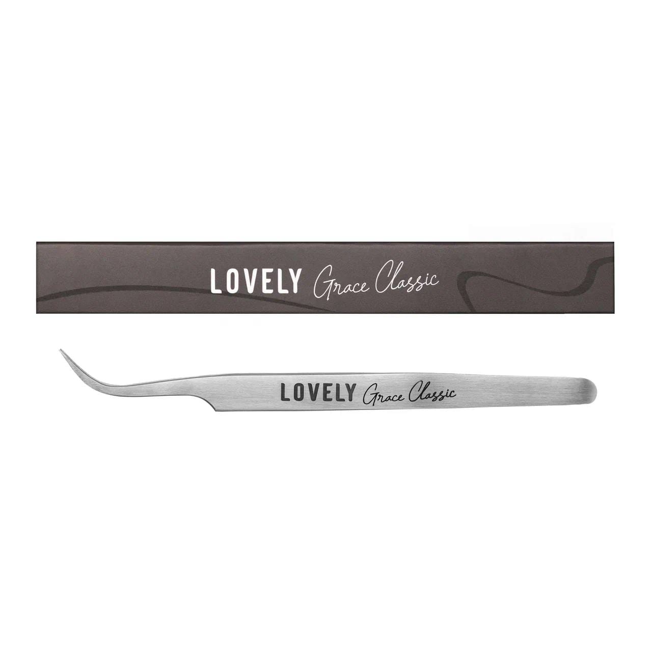 Пинцет для наращивания ресниц Lovely, серия Grace Classic, тип Изогнутый