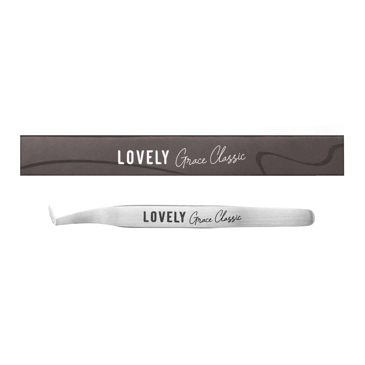 Пинцет для наращивания ресниц Lovely, серия Grace Classic, тип мини Сапожок