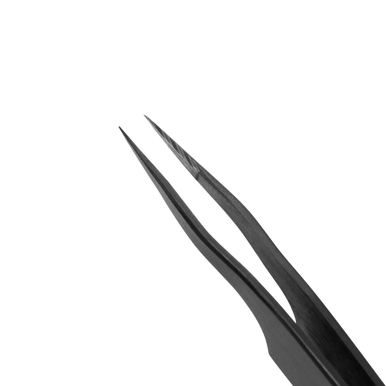 פינצטה הלחמת ריסים Lovely NanoFiber, סוג ישר עם כיפוף - Image 2