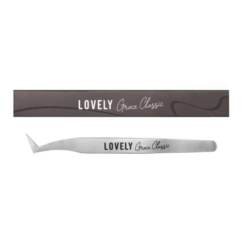 Пинцет для наращивания ресниц Lovely, серия Grace Classic, тип Сапожок