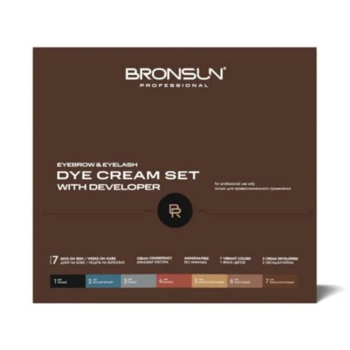 مجموعة صبغة كريمية مع أوكسيدانت BRONSUN، إصدار محدود