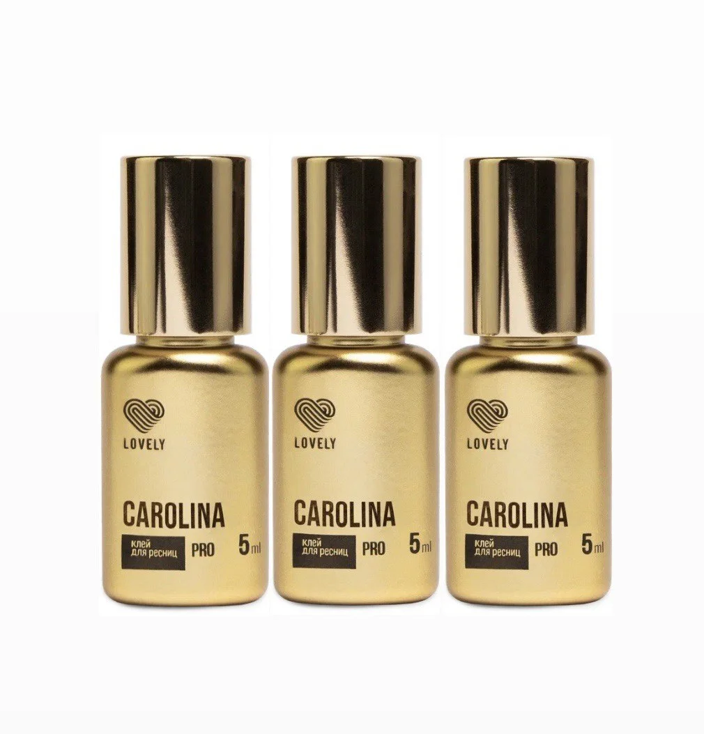 3 יח' דבק שחור Lovely "Carolina" 5 מ"ל