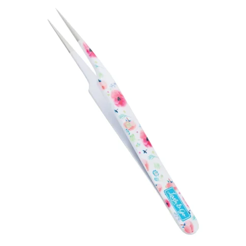 פינצטה ישרה עם קימור Lash&Go
