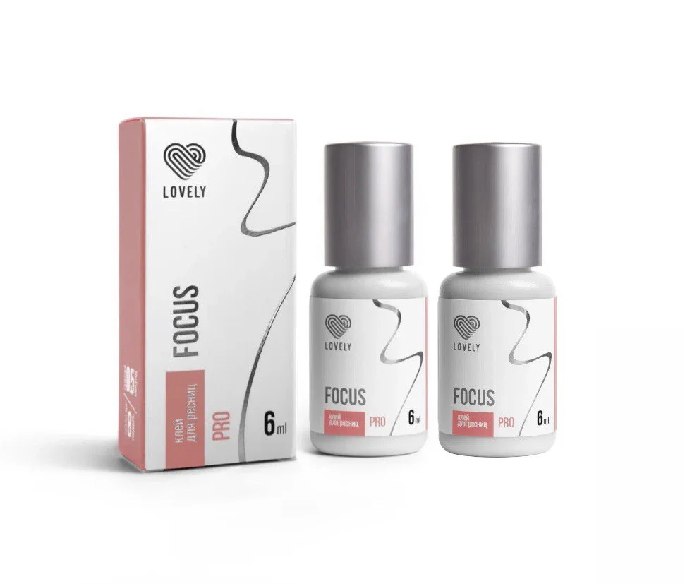 2 יח' דבק שחור Lovely "Focus" 6 מ"ל