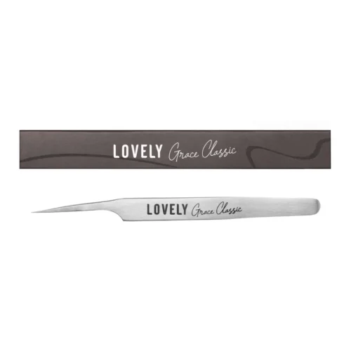 Lovely Eyelash Extension Tweezers Grace Classic Series, Straight Type with Bend