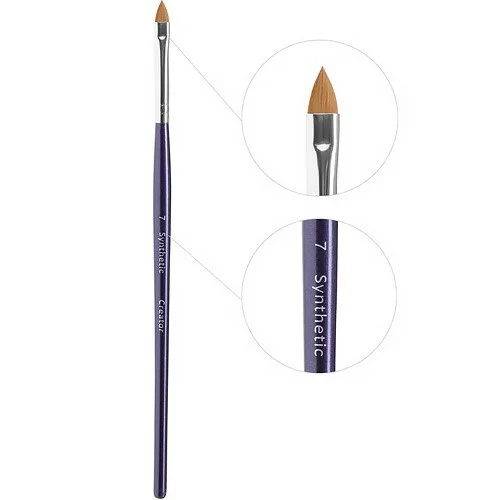 Synthetic Creator Brush No.7 for Brows and Lashes