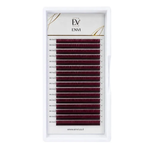 ריסים Envi (16 שורות) MIX Burgundy