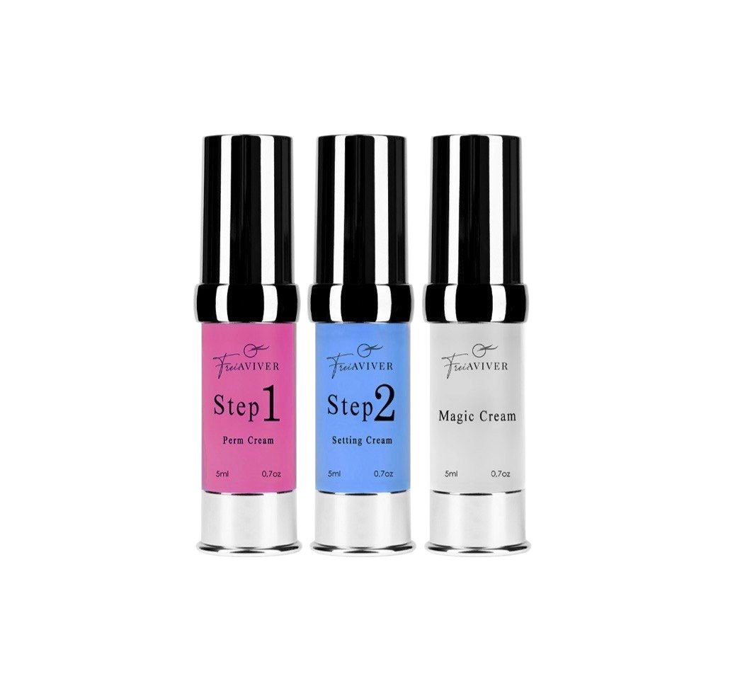 FreiAviver ערכה להרמת ריסים וגבות 3×5ml — изображение 2