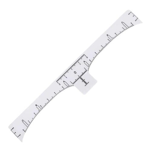 Brow Measuring Ruler Stickers 10pcs