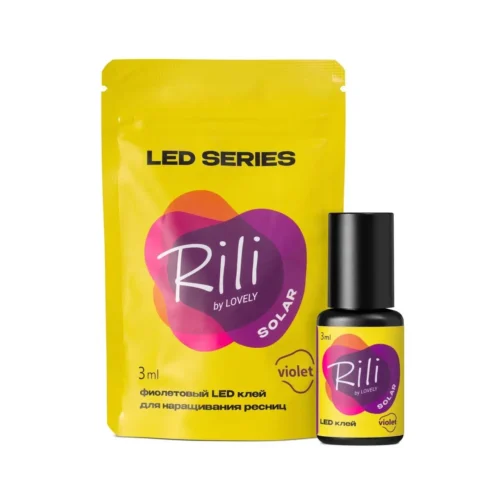 Rili (רילי) Solar Violet דבק LED לריסים 3 מ״ל