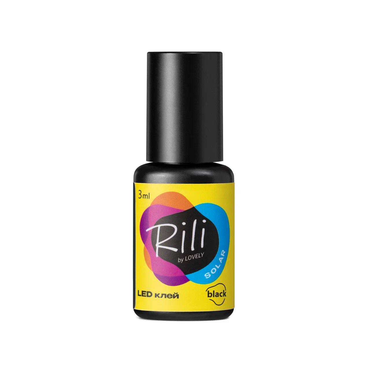 Rili (רילי) Solar Black דבק LED לריסים 3 מ״ל – תמונה 2