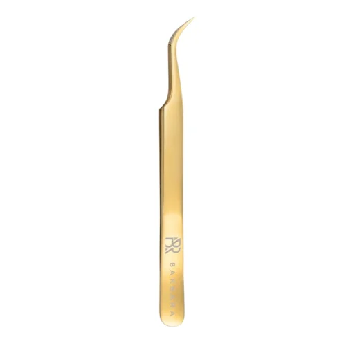 BARBARA Gold Touch Ultra Precision Curved Tweezers