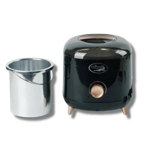 France Beauty Retro Wax Heater 800g with Removable Pot Black