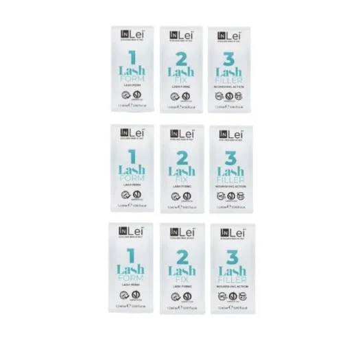 InLei 1+2+3 Lash Lamination Sachets (1.2ml × 3pcs)
