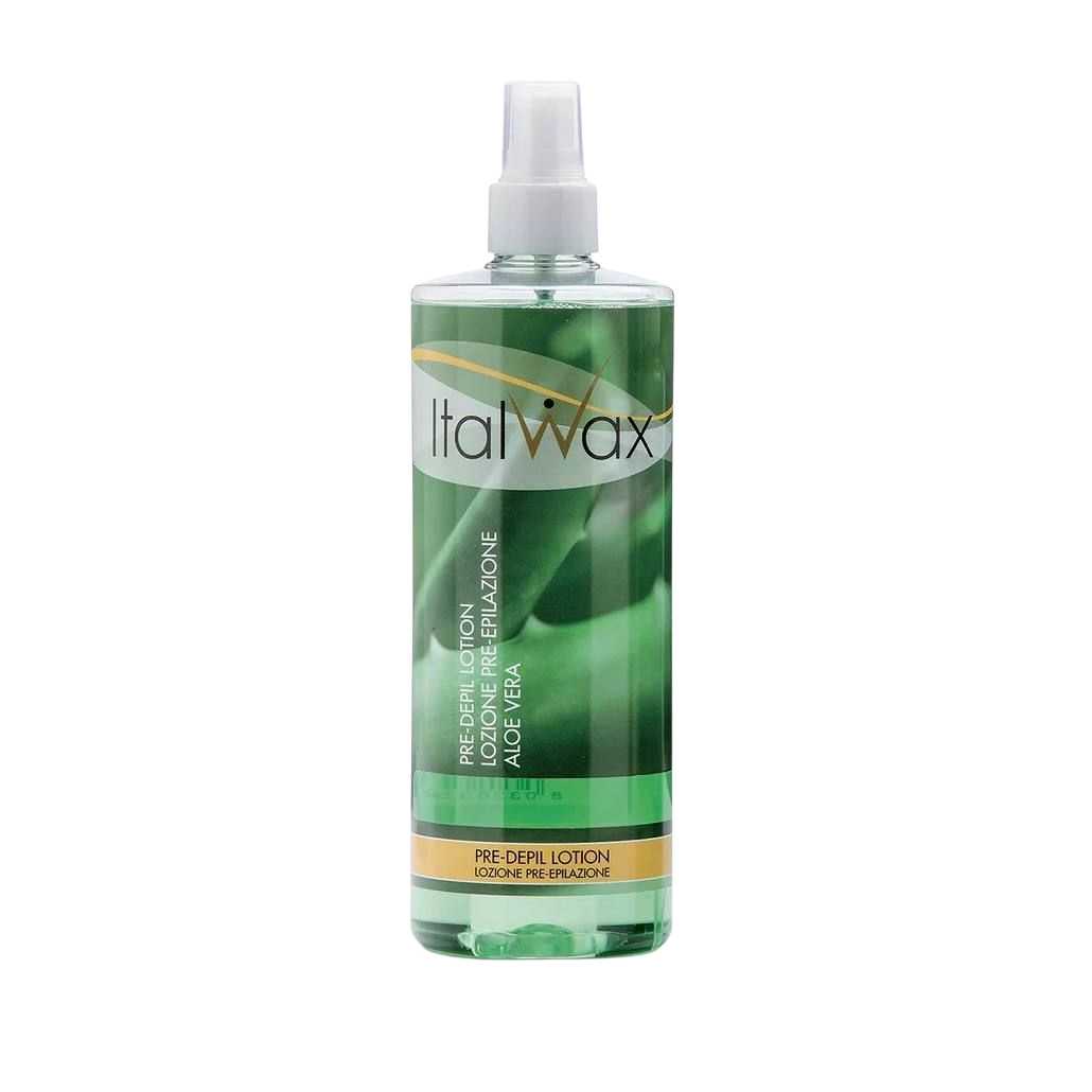 لوشن قبل إزالة الشعر ItalWax Aloe Vera 500ml لتنظيف وتحضير البشرة