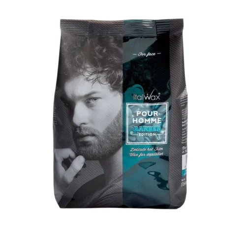 ItalWax Pour Homme Barber Polymer Wax 500gr Beard Shaping Hard Wax for Men