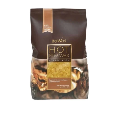 ItalWax Natural Film Wax 1000gr Professional Hard Wax for Sensitive Skin