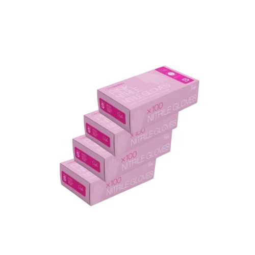 Oneder Nitrile Gloves Pink Powder Free 4pcs