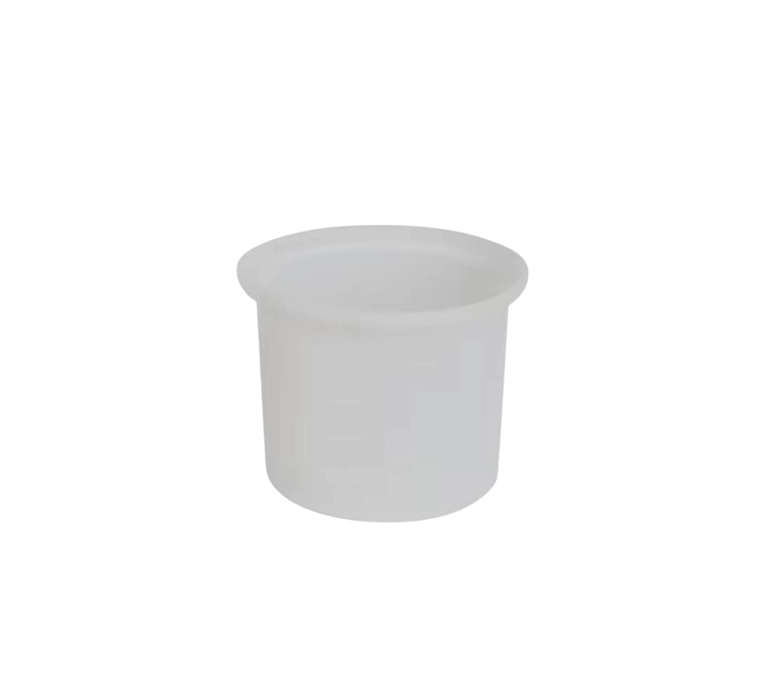 وعاء سيليكون للشمع أبيض 200ml