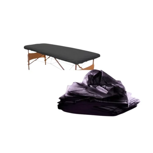 Oneder Black Bed Sheets 10pcs Elastic Beauty Salon