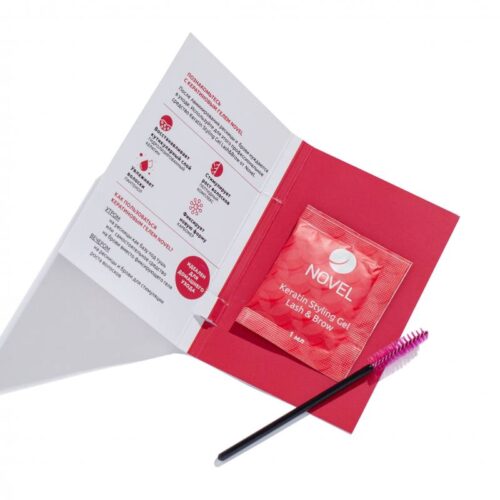 ג'ל קרטין סטיילינג לריסים וגבות בשקית Novel 1ml 1pcs