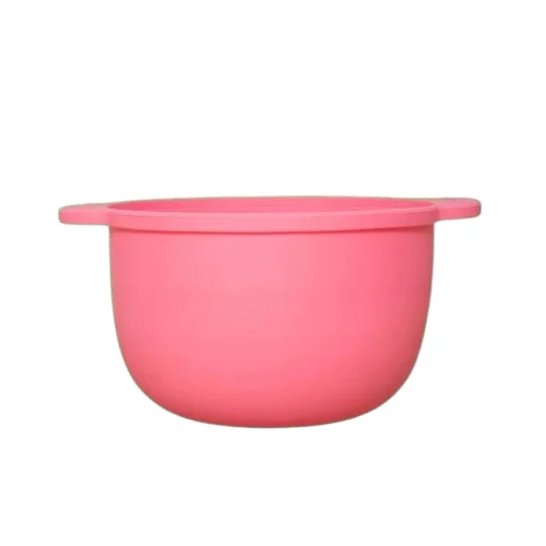 Pink Silicone Wax Bowl