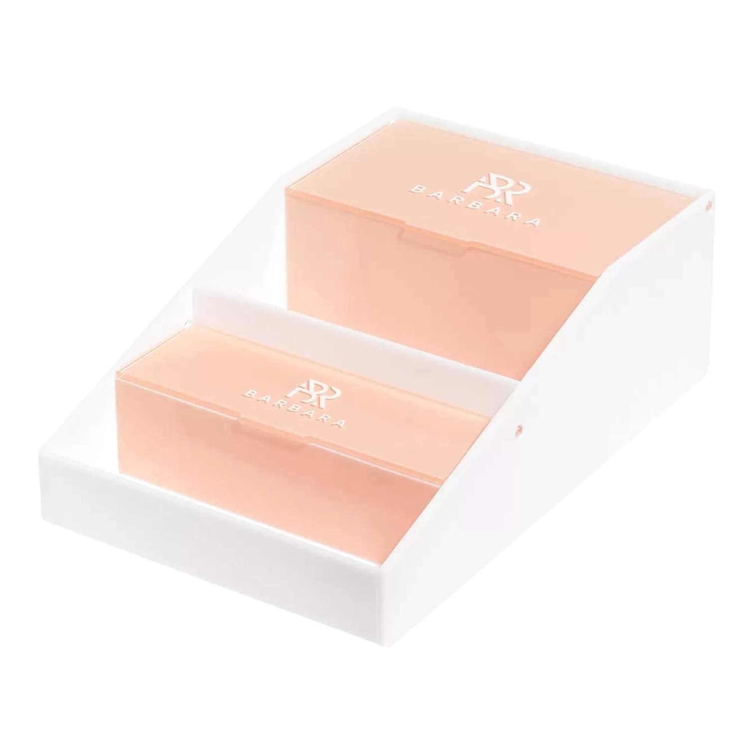Barbara ארגונית מקצועית Peach עם 5 פלטות לריסים