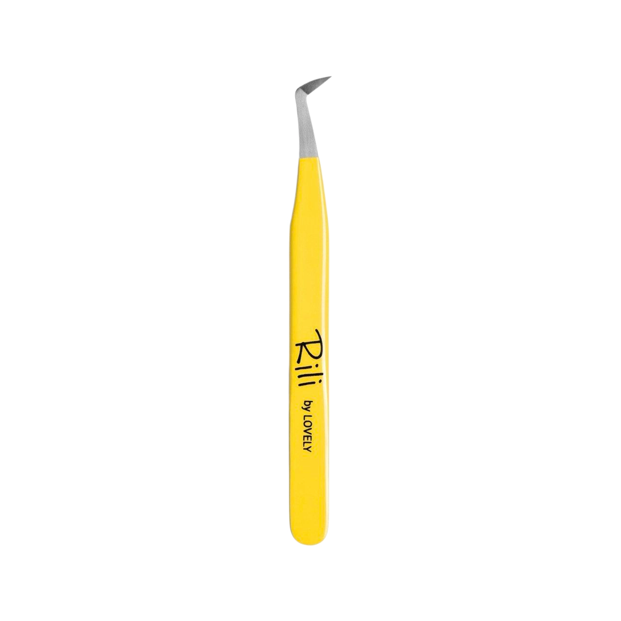 Rili Yellow Line Tweezer for Lash Extensions | Round Boot