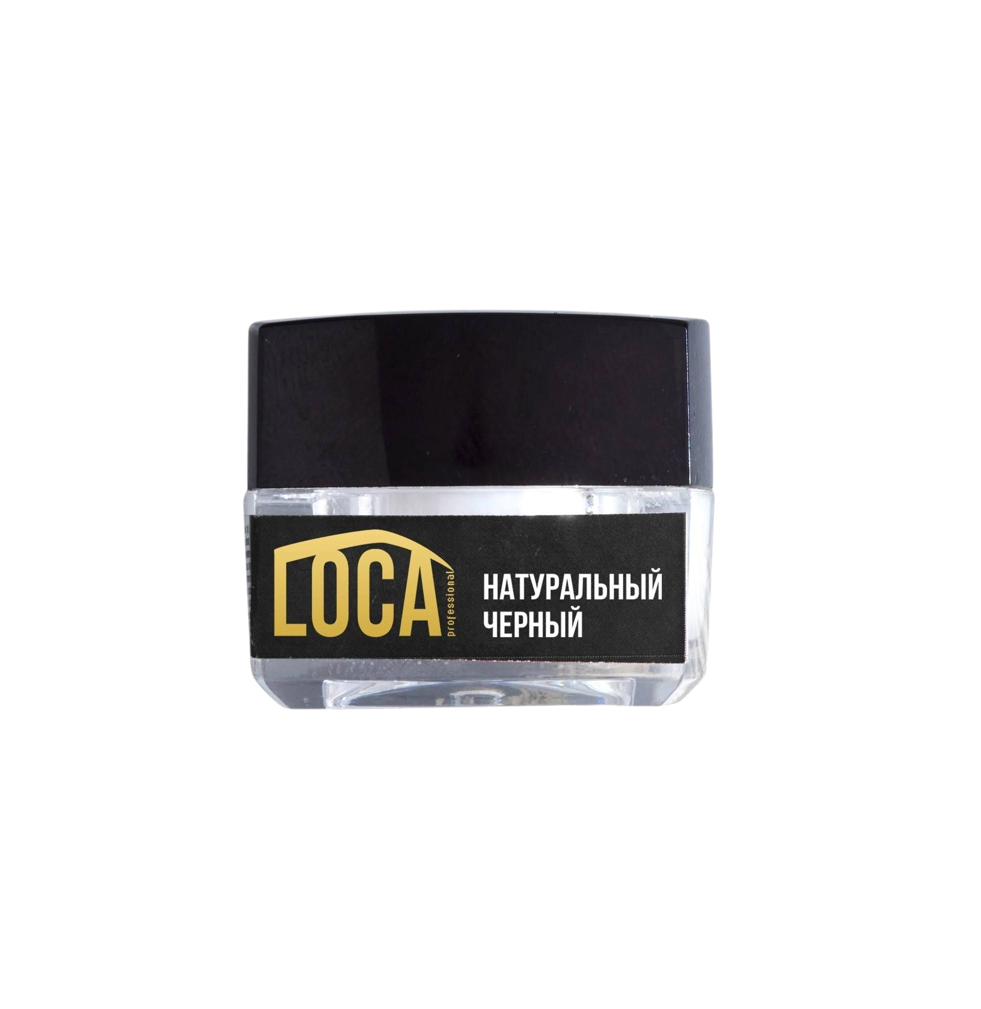 צבע לגבות LOCA Professional Natural Black 4g