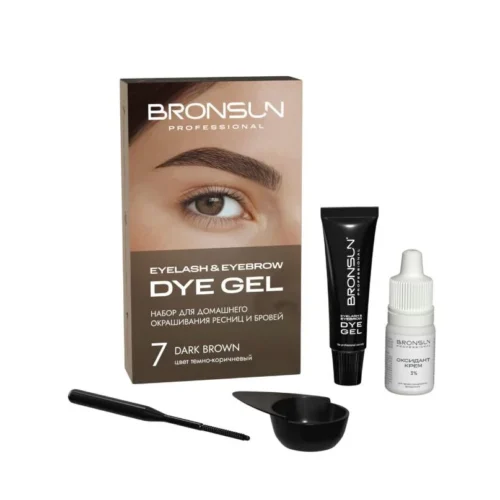 BRONSUN Eyebrow and Eyelash Tinting Kit | Dark Brown N7
